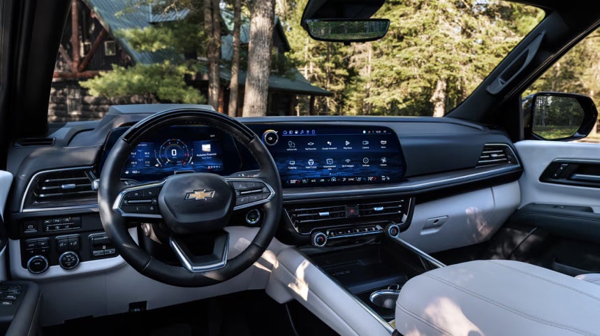 Interior of SUV